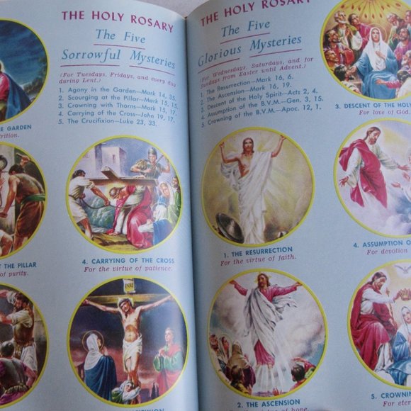 St Joseph Edition NAB New American Bible Medium Size Color Illustrated 1970s - Picture 7 of 10
